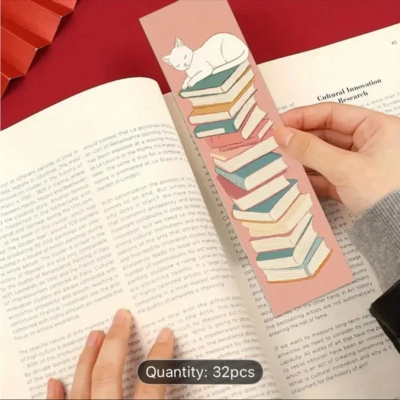 Cat-Themed Bookmarks (3) random selection - Picture 4 of 5